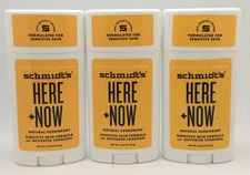 Schmidt's Here + Now Natural Deodorant 2.65oz Sensitive Skin, PACK OF 2