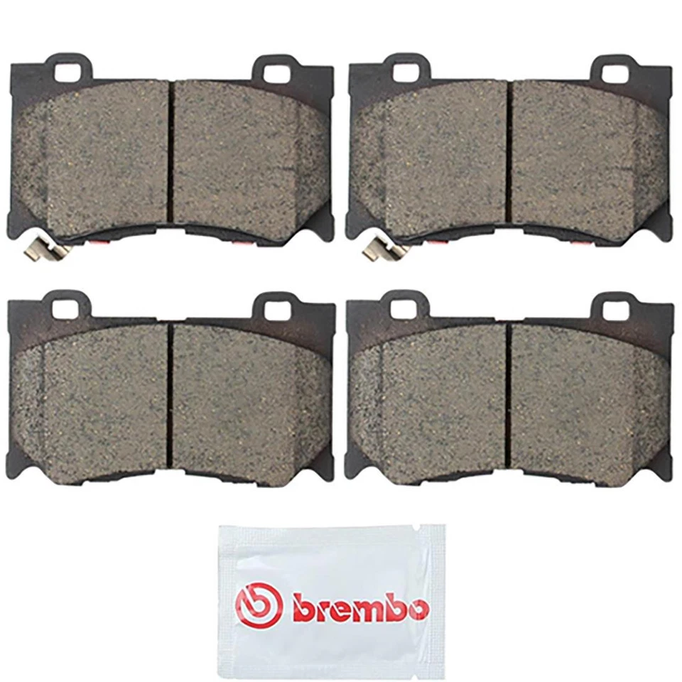 Juego de 2 pastillas de freno de disco delanteras traseras Brembo para Infiniti FX50 2013-2013 Foto 2 de 4