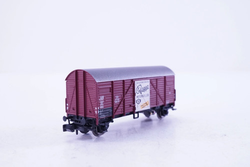 (SAL0758) Brawa 67210 ged. Güterwagen "Goggo Motorroller", N, OVP | Zustand: Gebraucht