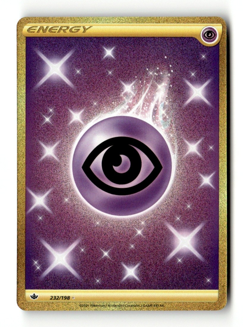 Psychic Energy (Secret) SWSH06: Chilling Reign 232/198 NM Pokémon TCG