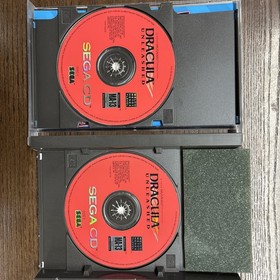 dracula unleashed sega cd cib W/reg Card Tested Authentic