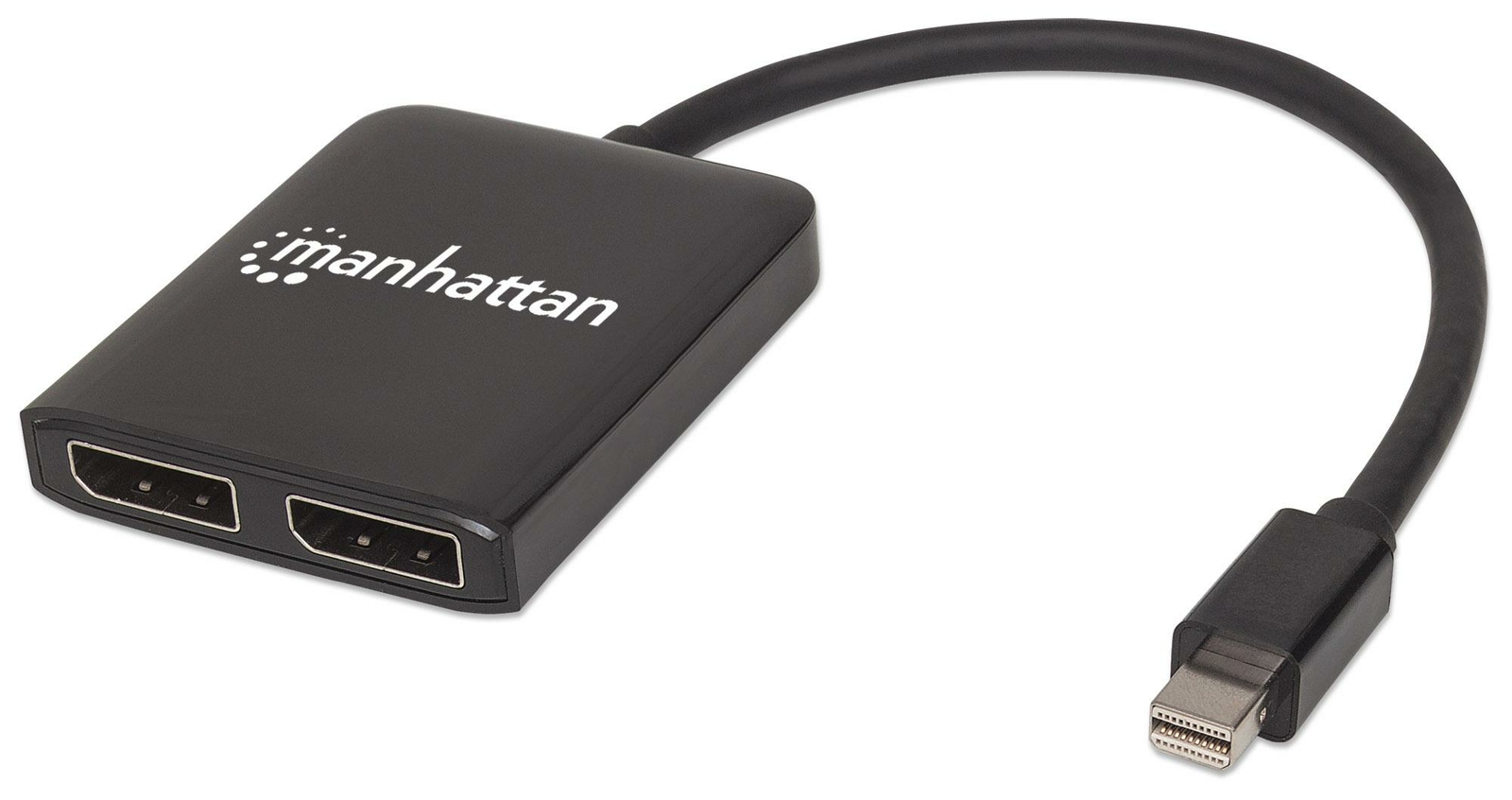 Manhattan Splitter Mini DisplayPort a 2 DisplayPort MST 4K Hub