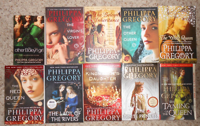 Philippa Gregory Lot of 10 Plantagenet and Tudor Series - 9TPB 1PB VGC