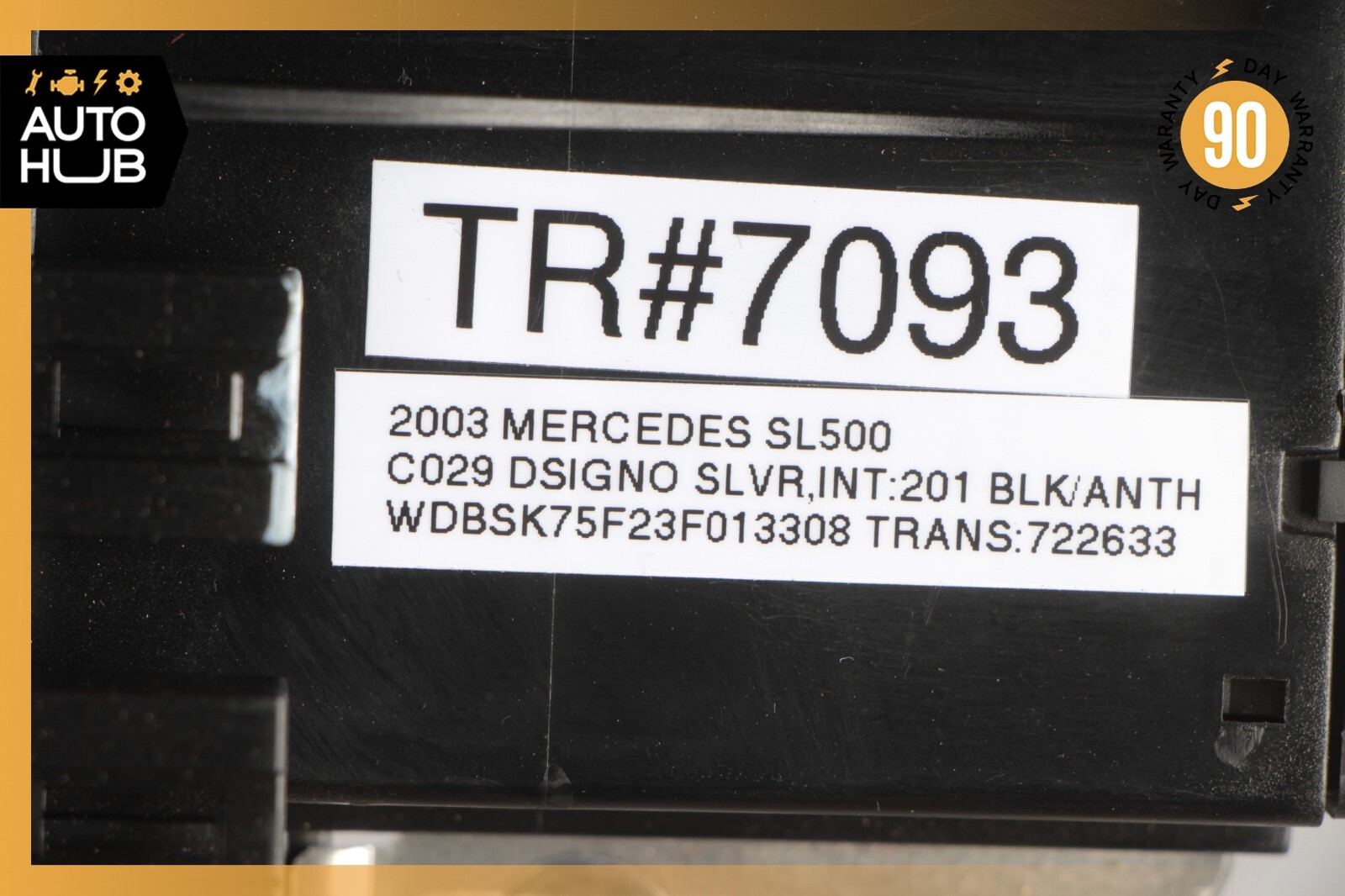 03-12 Mercedes R230 SL500 SL55 AMG SL550 Rear SAM Fuse Box Relay Module OEM 66k