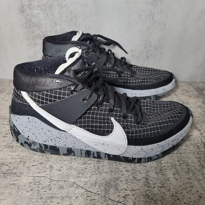 Nike KD 13 Black/White/Wolf Grey Oreo CI9948-004 Size 7.5 Kevin