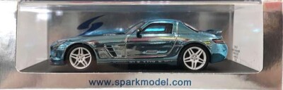 1/43 Spark Mercedes-Benz SLS AMG E-Drive 2012 Blue w/ Box