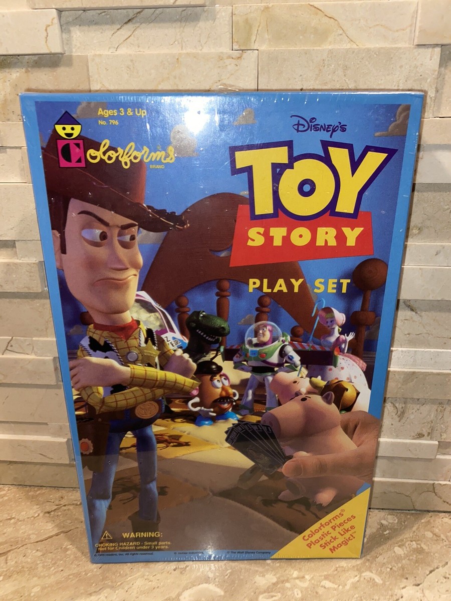 1995 Hasbro Toy Story Colorforms Playset Factory Sealed