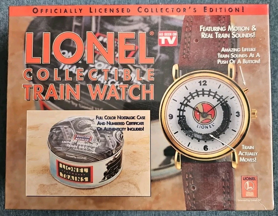 Trian Watch Lionel Collectible Train Watch Officially Licensed Collector's Edition ...