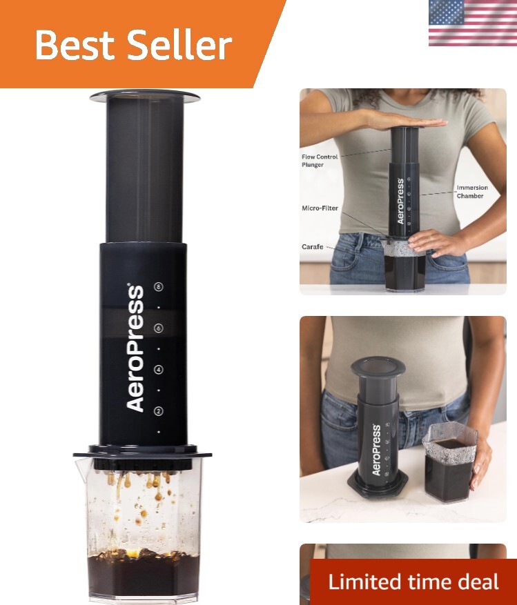 &ndash; 3 In 1 Brew Method Combines French Press, Pourover, Espr