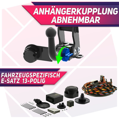 AHK abn.+ES 13p spez ECS für Peugeot Expert 2 II (auch L2) 07-16 mit Vorb.