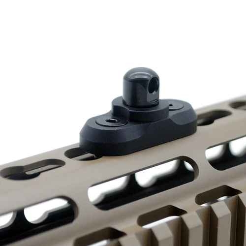 Black/Tan/Red_Sling Swivel Mount Attachment Adapter for KeyMod Rail - Picture 5 of 18