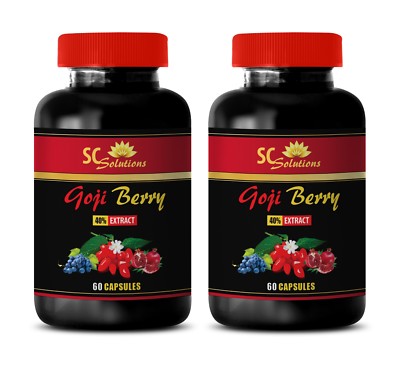 goji fruits - Goji Berry 40% Extract - liver health supplement 2 Bottles
