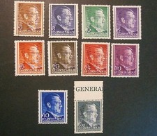 POLAND, POLSKA 1944 Local Issues "HITLER Original Packaging" 10 V.Cpl Set MNH** BPP