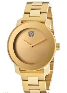 movado watches women's gold