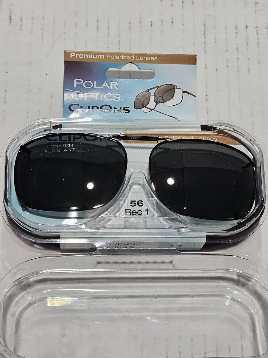 Polarized Sunglasses Clip On Sunglasses 56 Rec Polar Optics Clip
