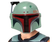 Kids Star Wars Boba Fett Half Mask The Book of Boba Fett Costume Prop Halloween