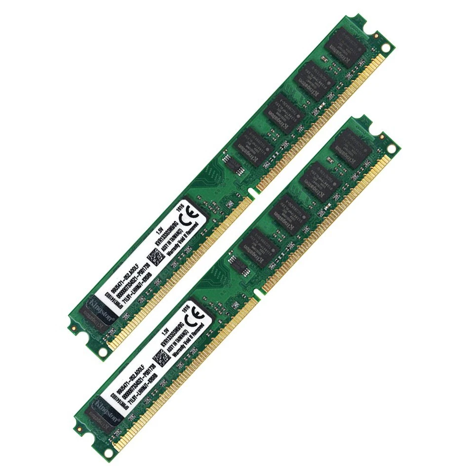Kingston 16GB 2x 8GB DDR3 1333MHz KVR1333D3N9/8G PC3-10600U DIMM Desktop Memory - Image 4 of 4