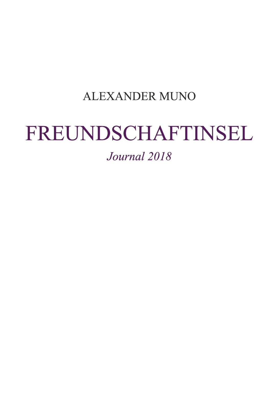 Freundschaftinsel | Buch | 9783754340127