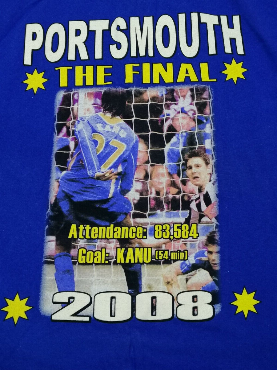 Portsmouth cotton shirt jersey merch 2008 FA Cup Final Winners