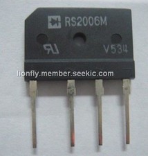 RECTRON RS2006M DIP-4 SINGLE-PHASE SILICON BRIDGE RH