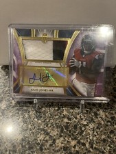Julio Jones Topps Supreme 2/5 Autographed Jersey Patch