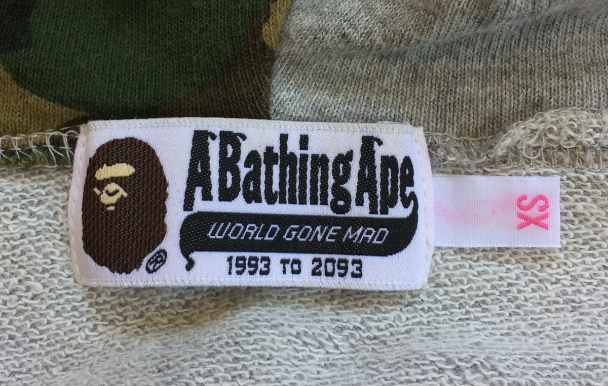 Bape Sample Long Shark Full Zip Hoodie | eBay