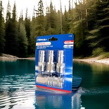 Merlin G-Style 1/2"4pc Steel Industrial Plug and Coupler Kit 300psi