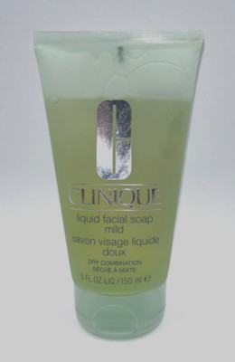 New Clinique Liquid Facial Soap Mild Dry Combination Skin 5.0 oz
