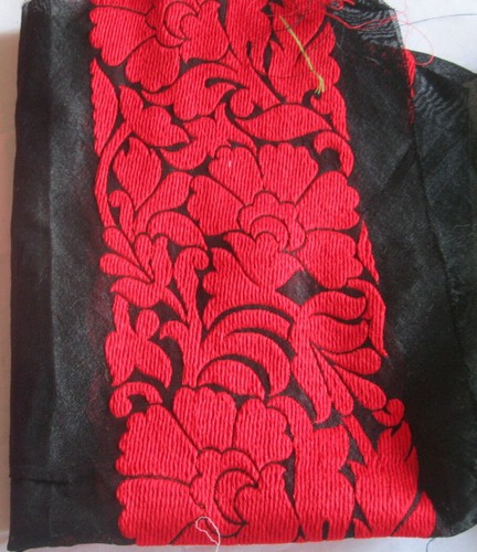 20 yards embroidered border lace for craft and sewing 900 grams /A-007 - Picture 3 of 9