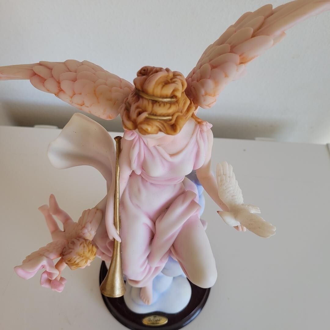 De Capoli collection Angel Holding Dove Statue (3) | eBay