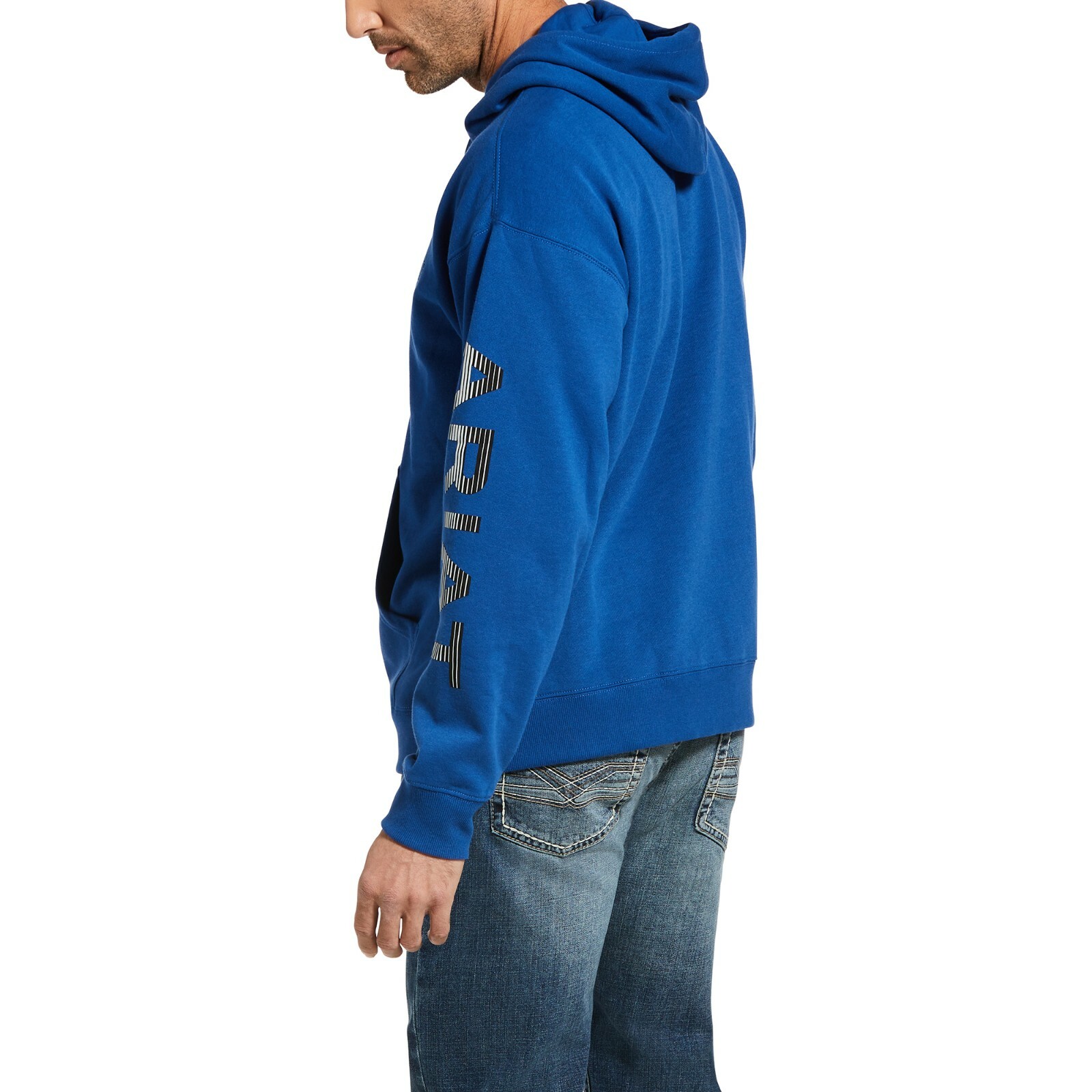 Brushed Fleece Cobalt Hoodie 