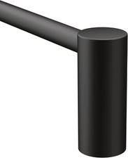 Moen YB0418BL Align 18-inch Modern Single Towel Bar - Matte Black