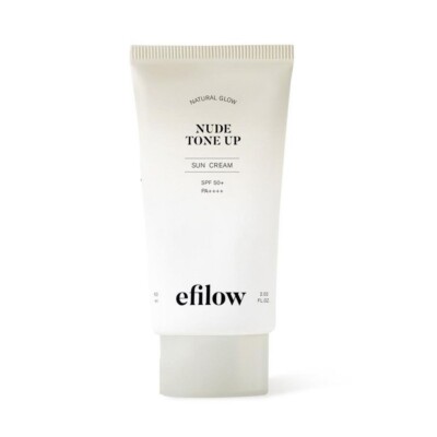 efilow Natural Glow Nude Tone Up Sun Cream 60ml (LSF50+ PA++++)