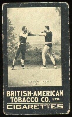 1905 British American Tobacoo Danish Boxing #45 Schmidt Olsen PR *d2