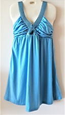 Sanjoy NWT Sequined Light Blue Dress, Juniors S