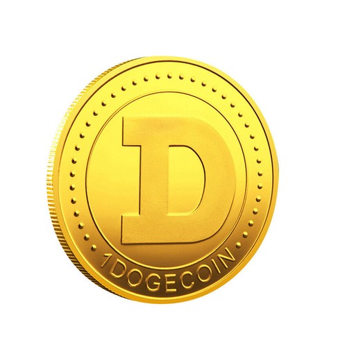 Gedenkmünze Challenge Dogecoin Gold Sammlerstück Souvenir Muster Hund Geschenk - Bild 9 von 9