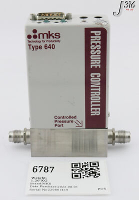 6787 MKS MFC, PRESSURE CONTROLLER, TYPE 640 640A12TW1VA2V