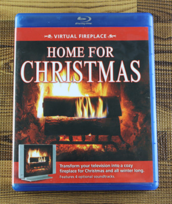 Home For Christmas Virtual Fireplace Blu-ray