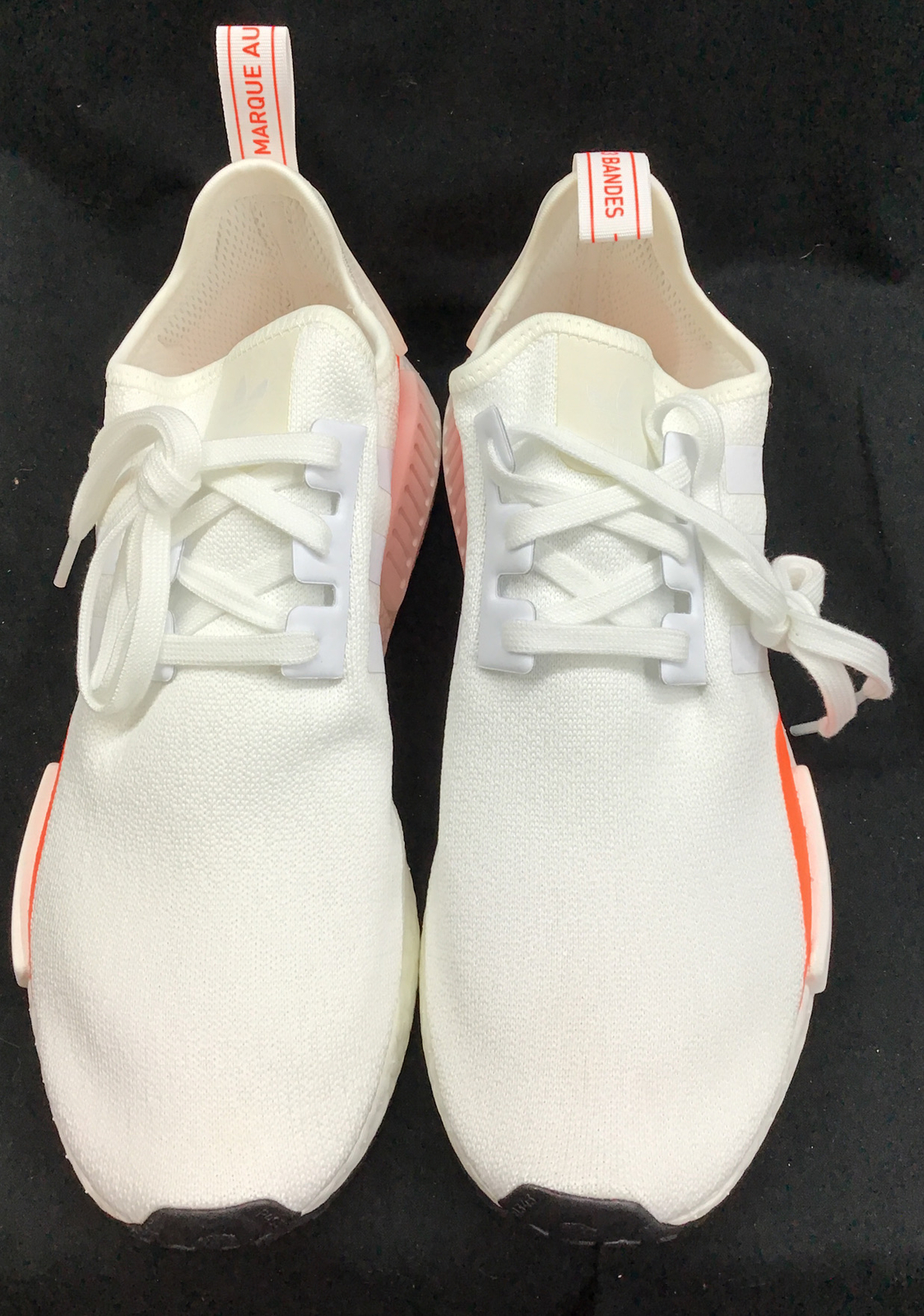 adidas nmd white orange