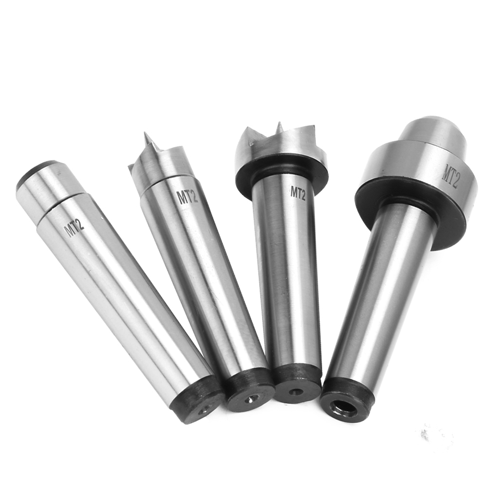 (MT2)4PCS MT1/MT2 Arbor Live Center Wood Lathe Drive Spur Cup Set Wood