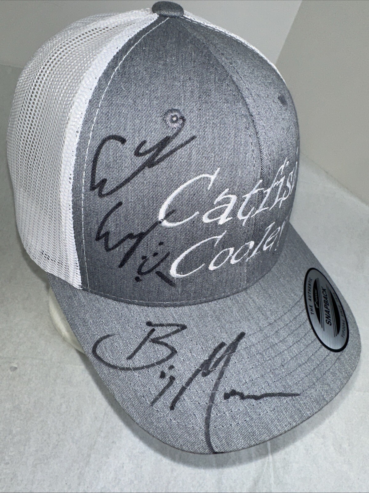 Catfish Cooley Signed Snap Back Hat - image 2