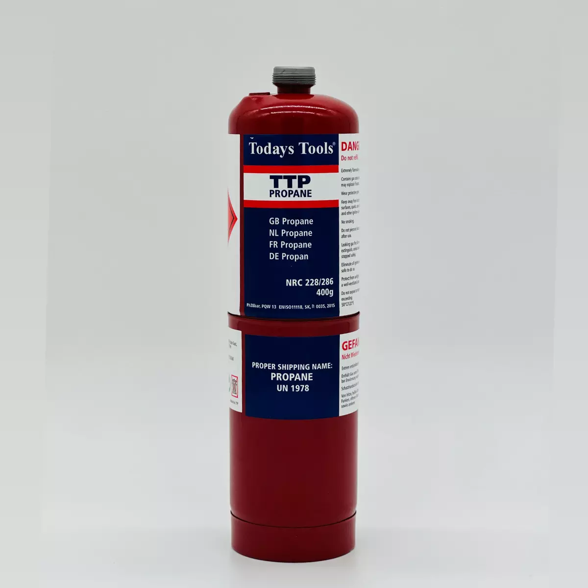 Propane 400g Bottle Disposable Gas Cylinder plumbers Blow torch Jet burner