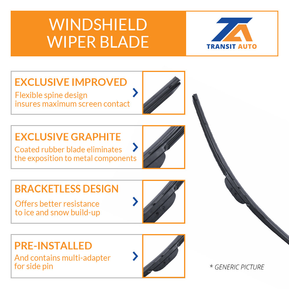 Front Wiper Blades Kit For Nissan Altima Maxima eBay