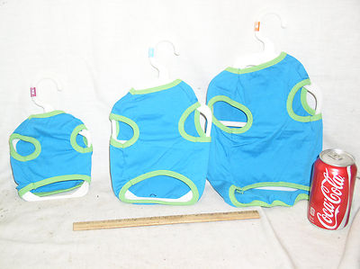 1 NEW GRREAT CHOICE XS S M X-SMALL MED MEDIUM SOLID BLUE TANK DOG TEE SHIRT