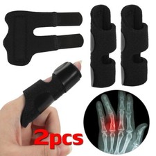 2pcs Adjustable Trigger Finger Splint Straightener Corrector Support Protector