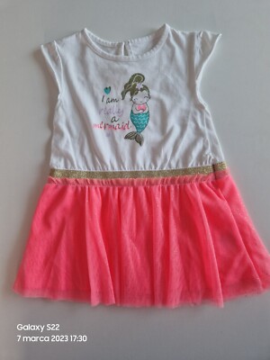 Tüllkleid mit Motiv für Mädels 18-24 M