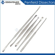 Penfield Dissectors No. 1, 2, 3, 4, 5 Neurosurgery Spine Instruments Set of 5