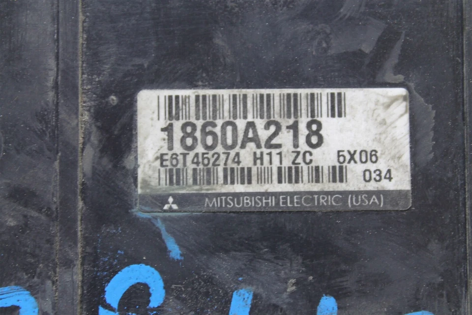 Unidad de control del motor Mitsubishi Eclipse 2006 2,4 AT ECU 1860A218 módulo 512 3J2-2 Foto 3 de 4
