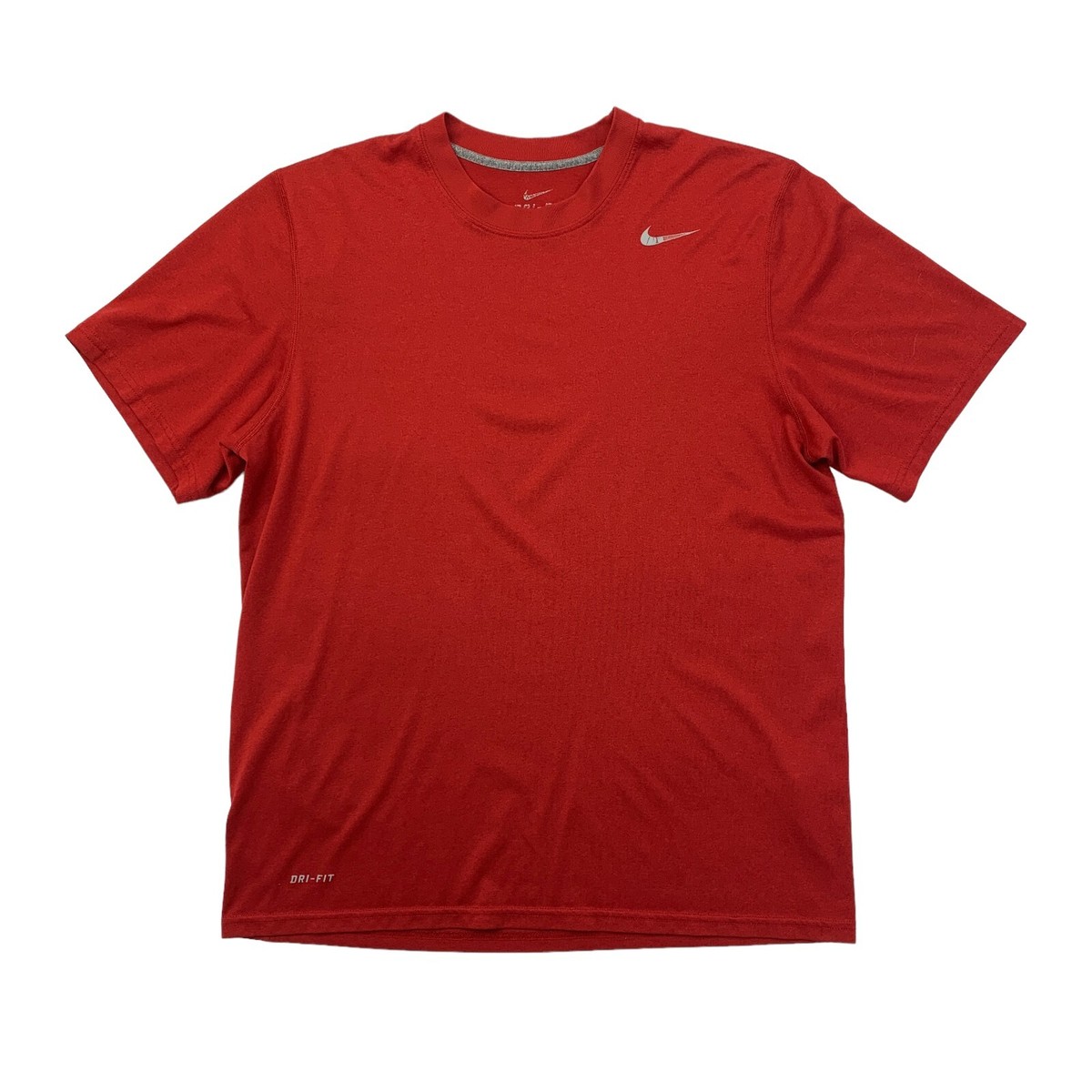 red nike men's nike dri fit shirts