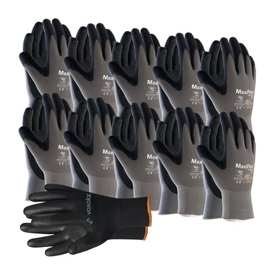 Maxiflex Handschuhe Größe 8 Endurance - Arbeitshandschuhe mit Noppen, 10 Paar